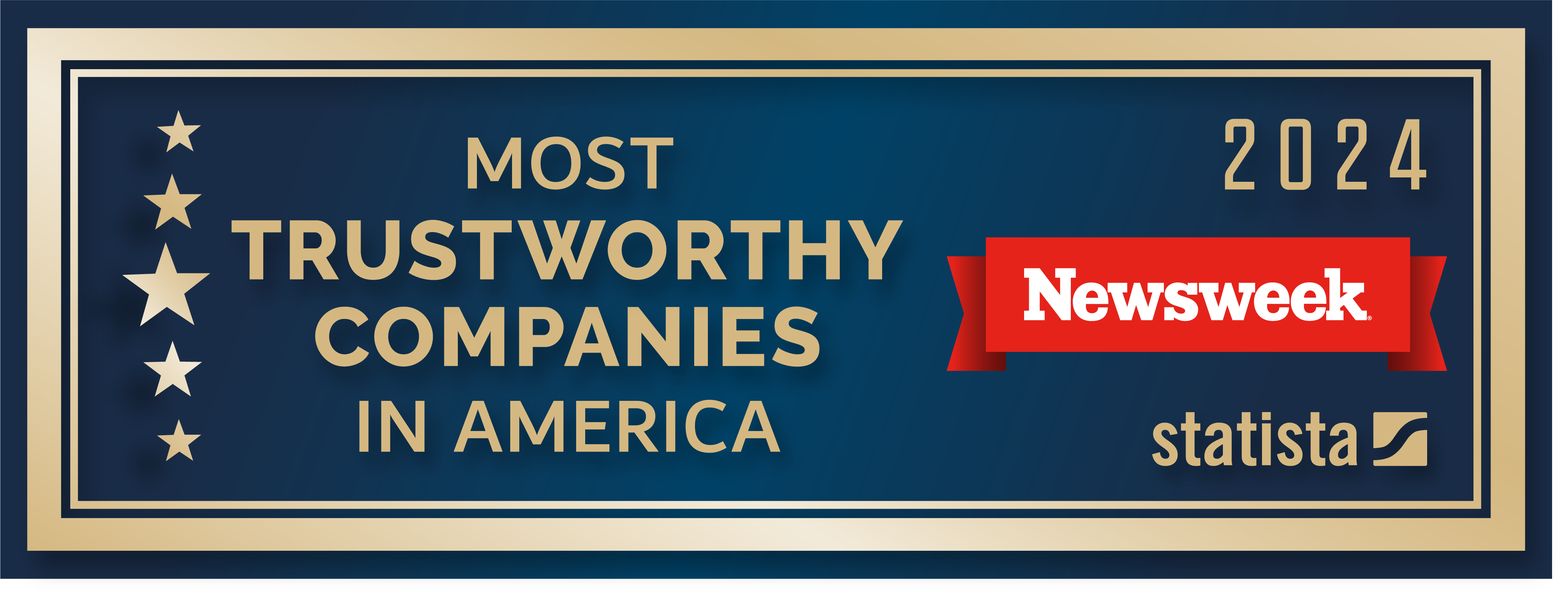 Newsweek Most Trustworthy Companies in America 2024